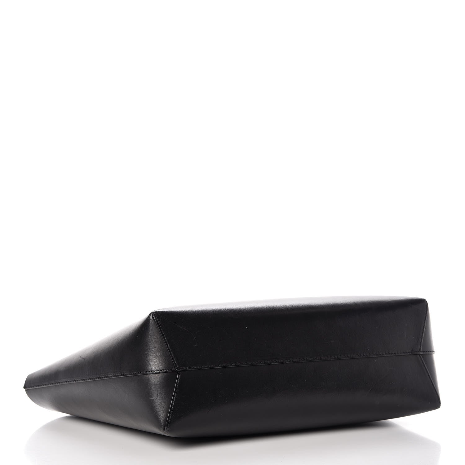 Mansur Gavriel Calfskin Small Shopping Tote Black Flamma 5 of 16