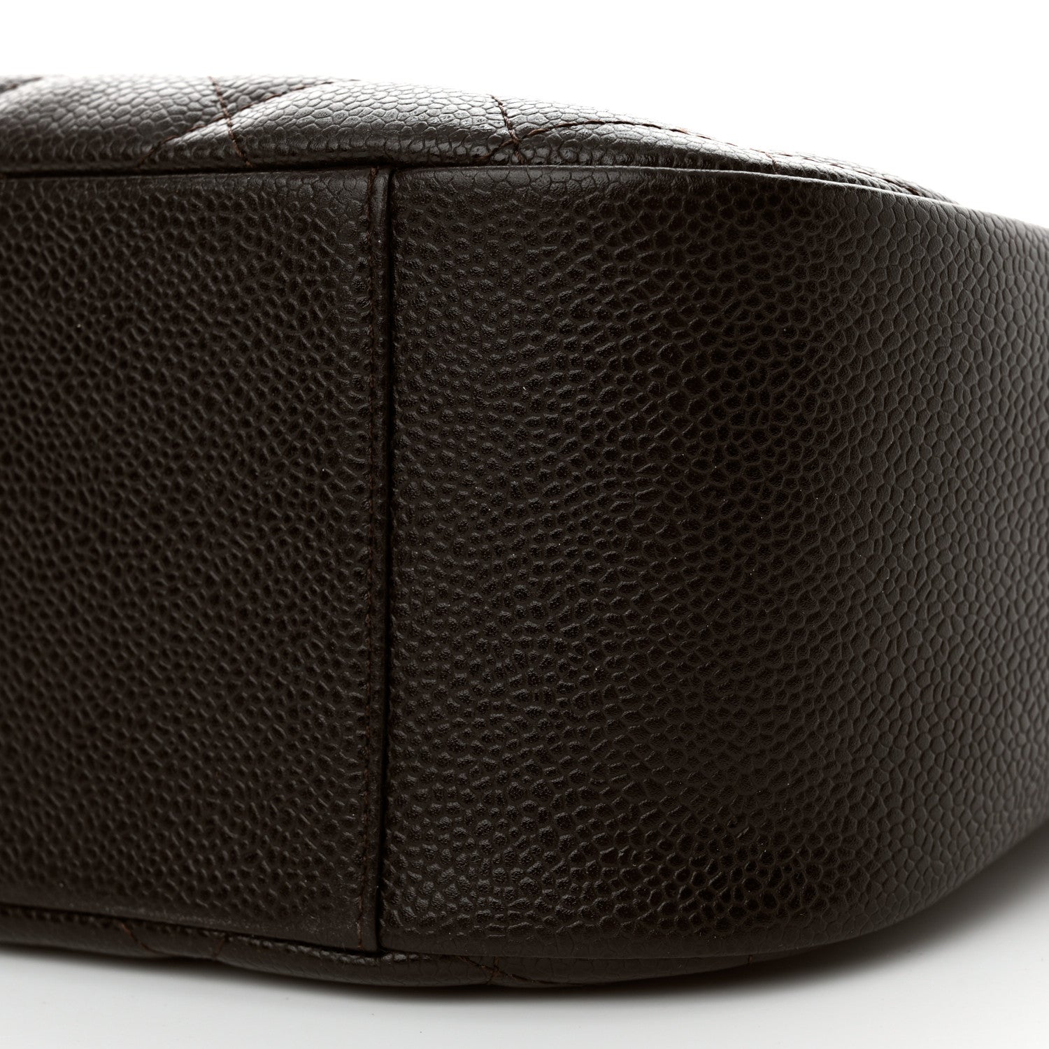 Chanel Caviar Quilted Timeless CC Shoulder Bag Brown 10 of 10