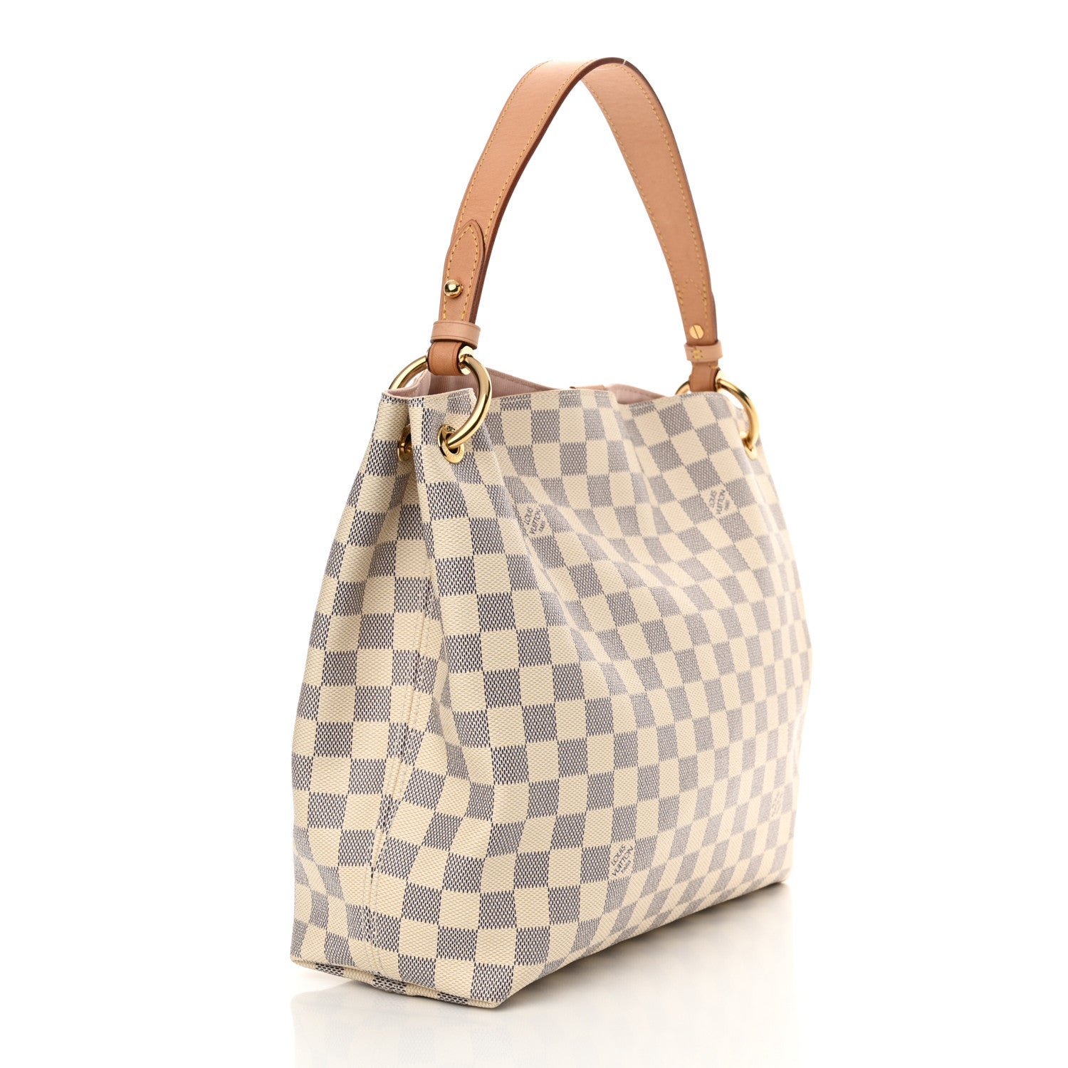 Louis Vuitton Damier Azur Graceful PM Rose Ballerine 3 of 10