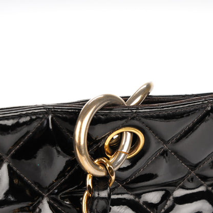 Chanel Patent Grand Shopping Tote GST Black 9 of 12