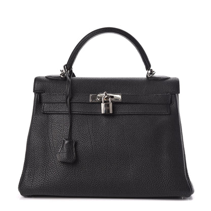 Hermes Togo Kelly Retourne 32 Black 1 of 16