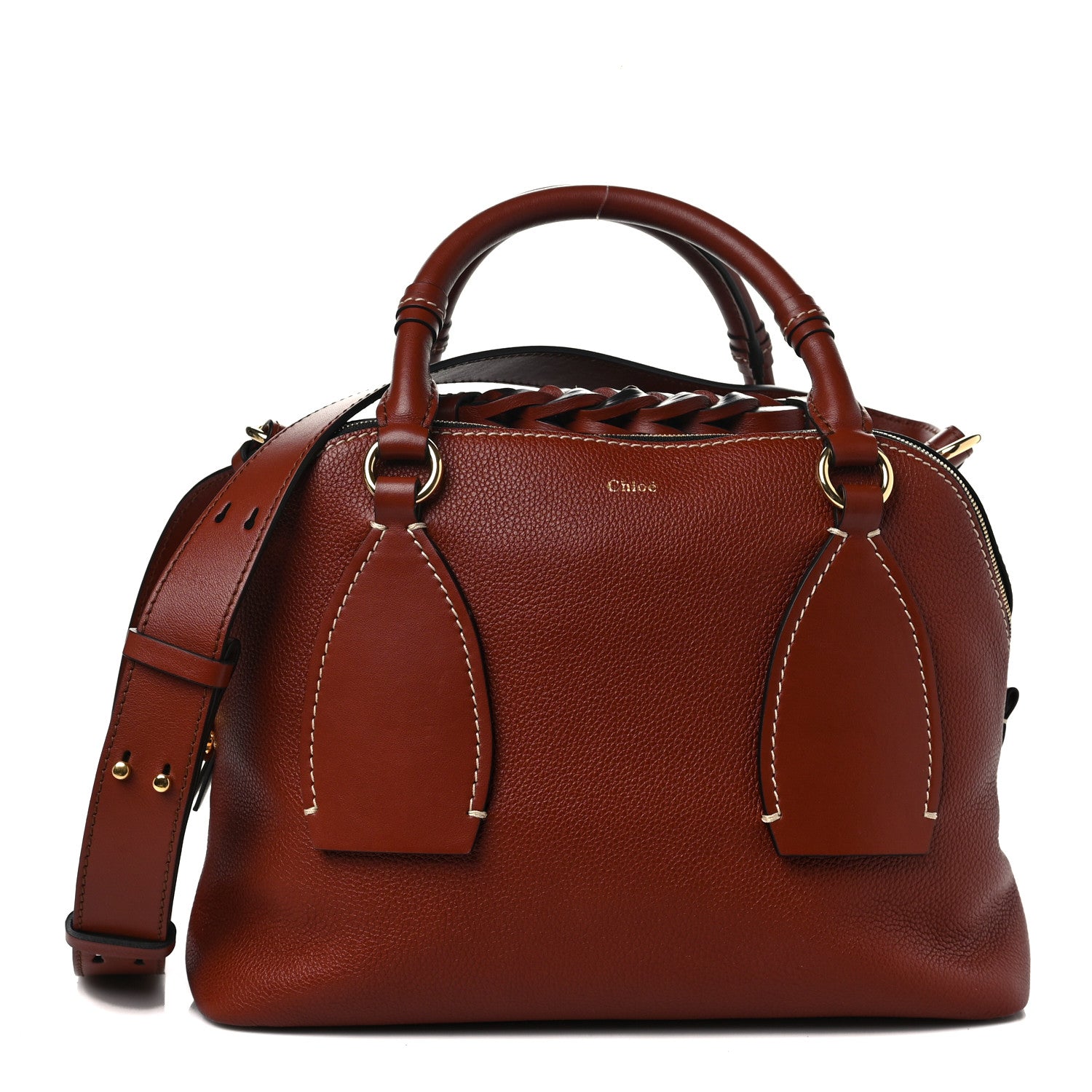 Chloe Calfskin Medium Daria Sepia Brown 1 of 9