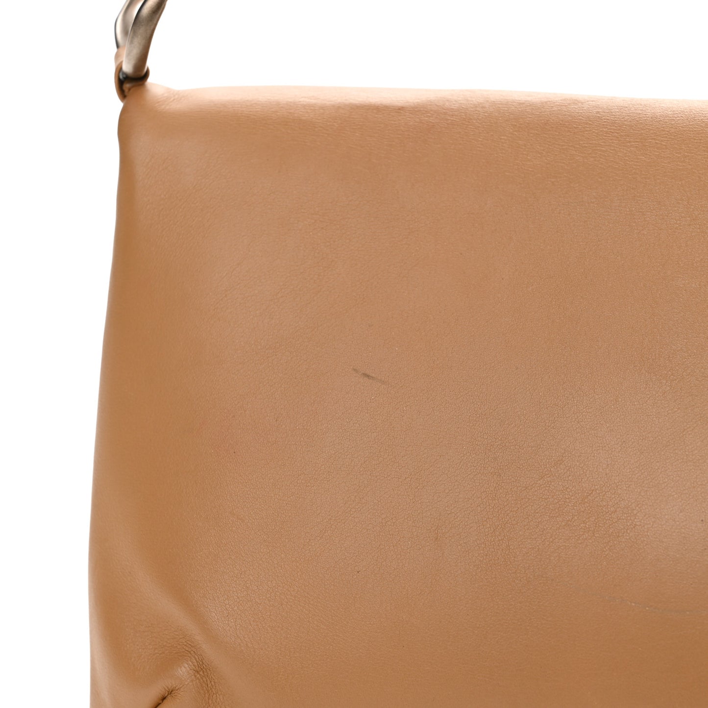 Lambskin Mademoiselle Chocolate Bar Shoulder Bag Beige