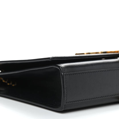 Saint Laurent Smooth Calfskin Medium Classic Monogram Kate Tassel Satchel Black 9 of 10