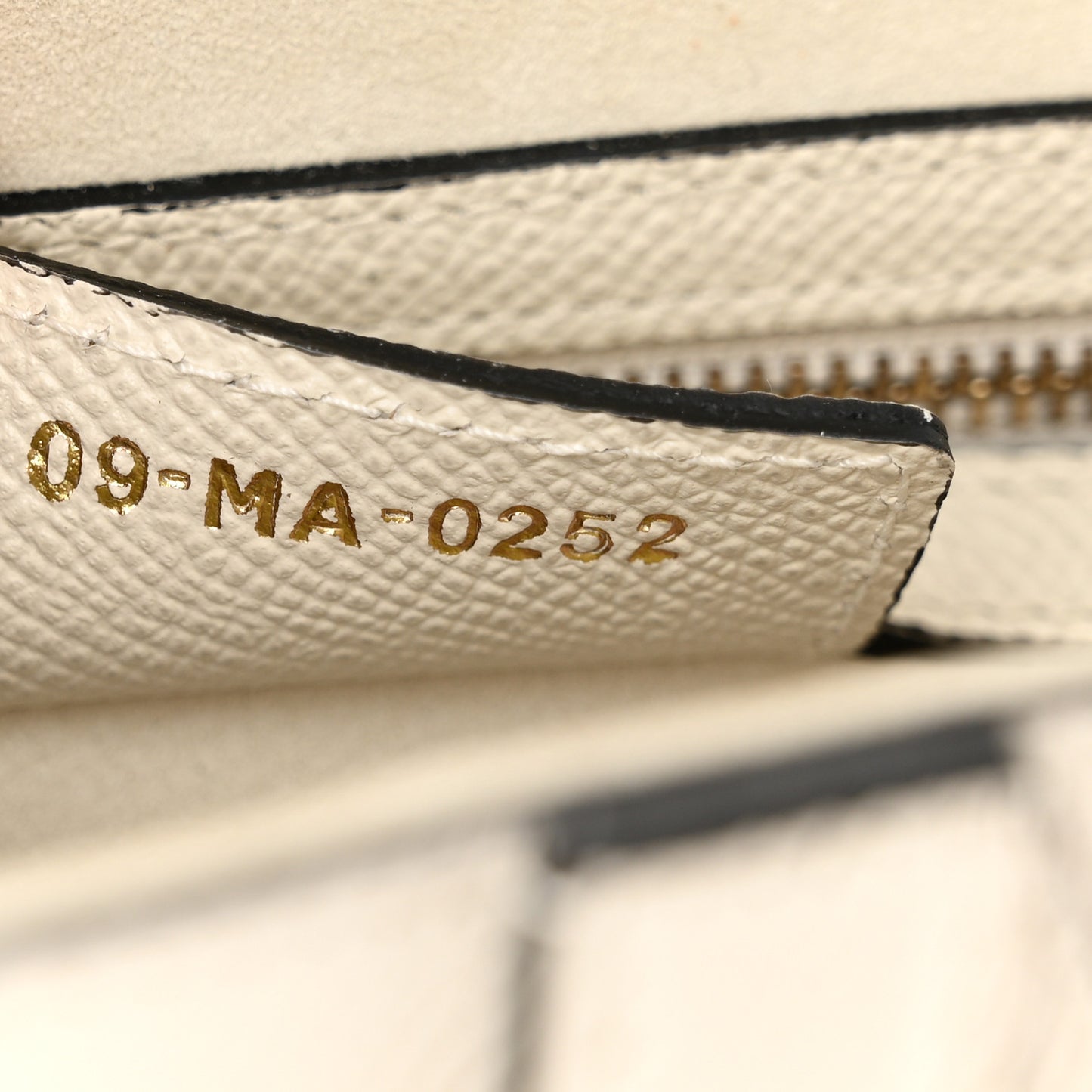 Grained Calfskin Saddle Bag White