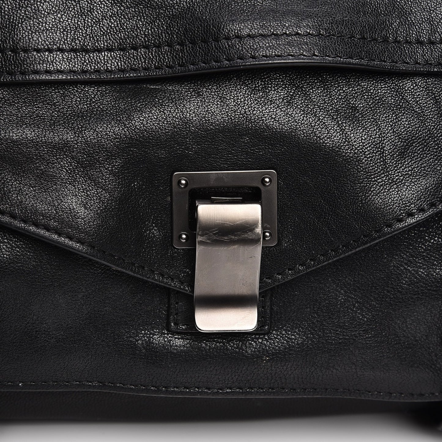 Lambskin Large PS1 Satchel Black