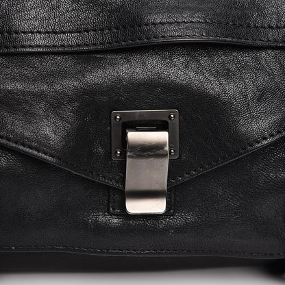 Proenza Schouler Lambskin Large PS1 Satchel Black 10 of 11