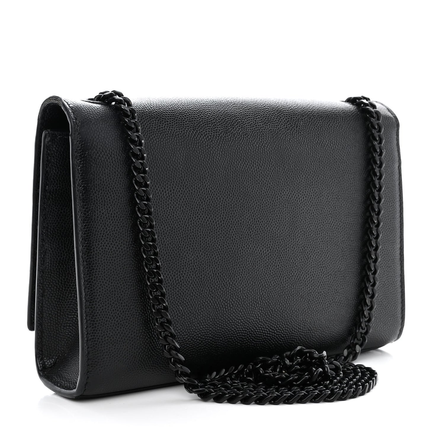 Grain De Poudre Small Monogram Monochrome Kate Satchel Black