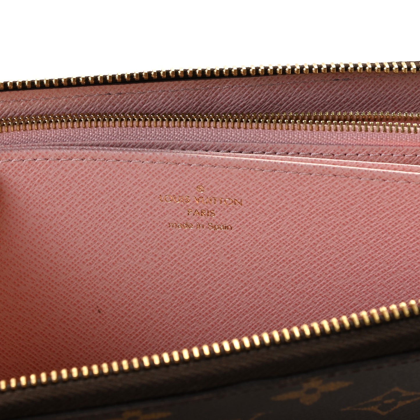 Monogram Zippy Wallet Rose Ballerine