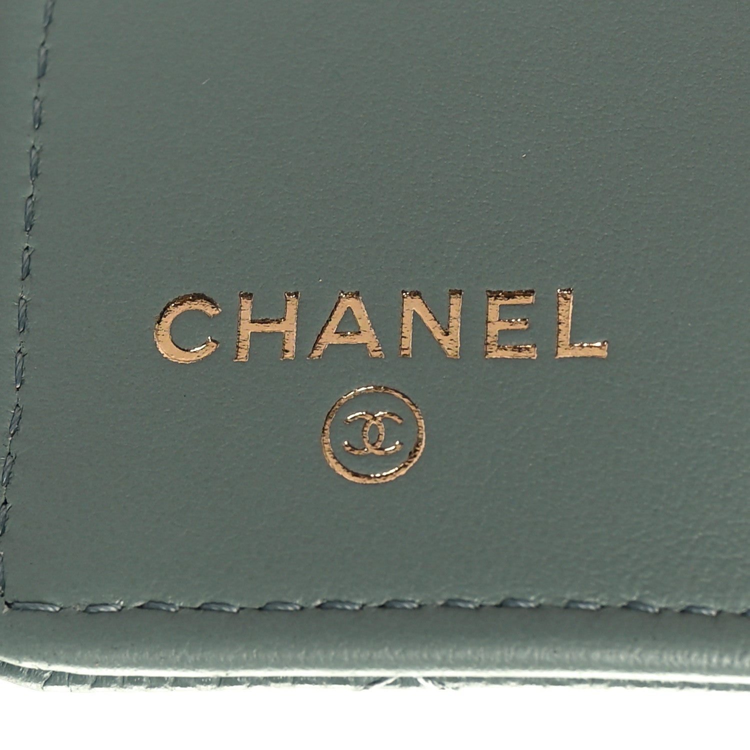 Chanel Caviar Quilted Classic 4 Key Holder Wallet Light Green 6 of 10