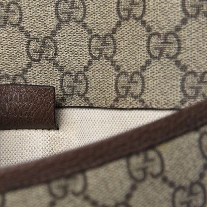 Gucci GG Supreme Monogram Neo Vintage Web Belt Bag Brown 10 of 11