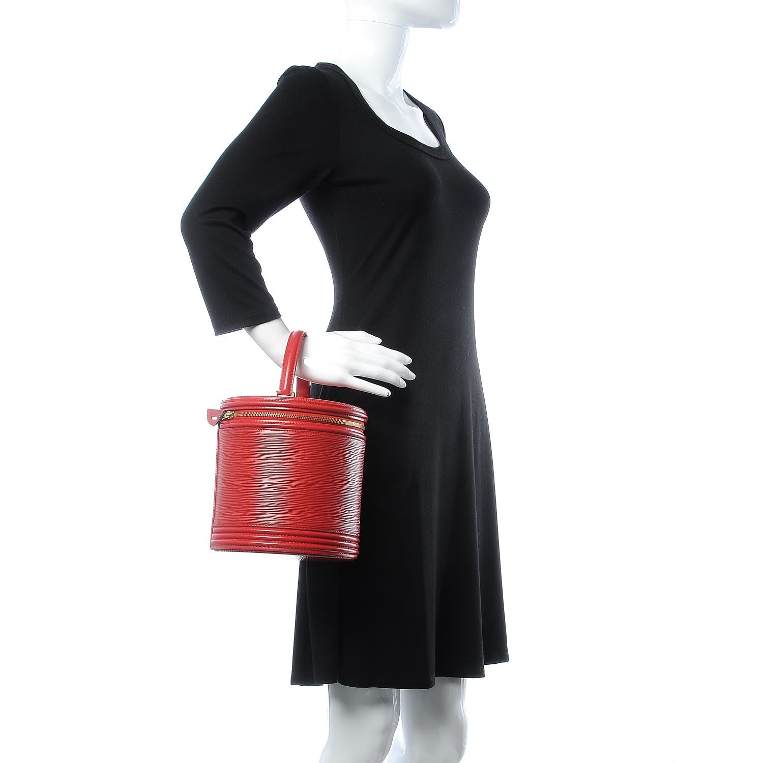 Louis Vuitton Epi Cannes Castillan Red 2 of 9