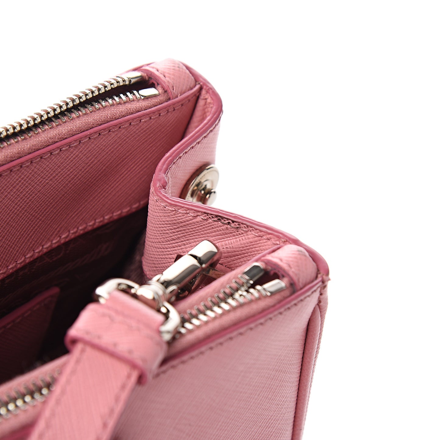 Saffiano Small Galleria Double Zip Tote Petalo