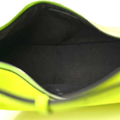 Fendi Vitello Grace Matte Small Fendigraphy Hobo Bag Neon Yellow 5 of 11