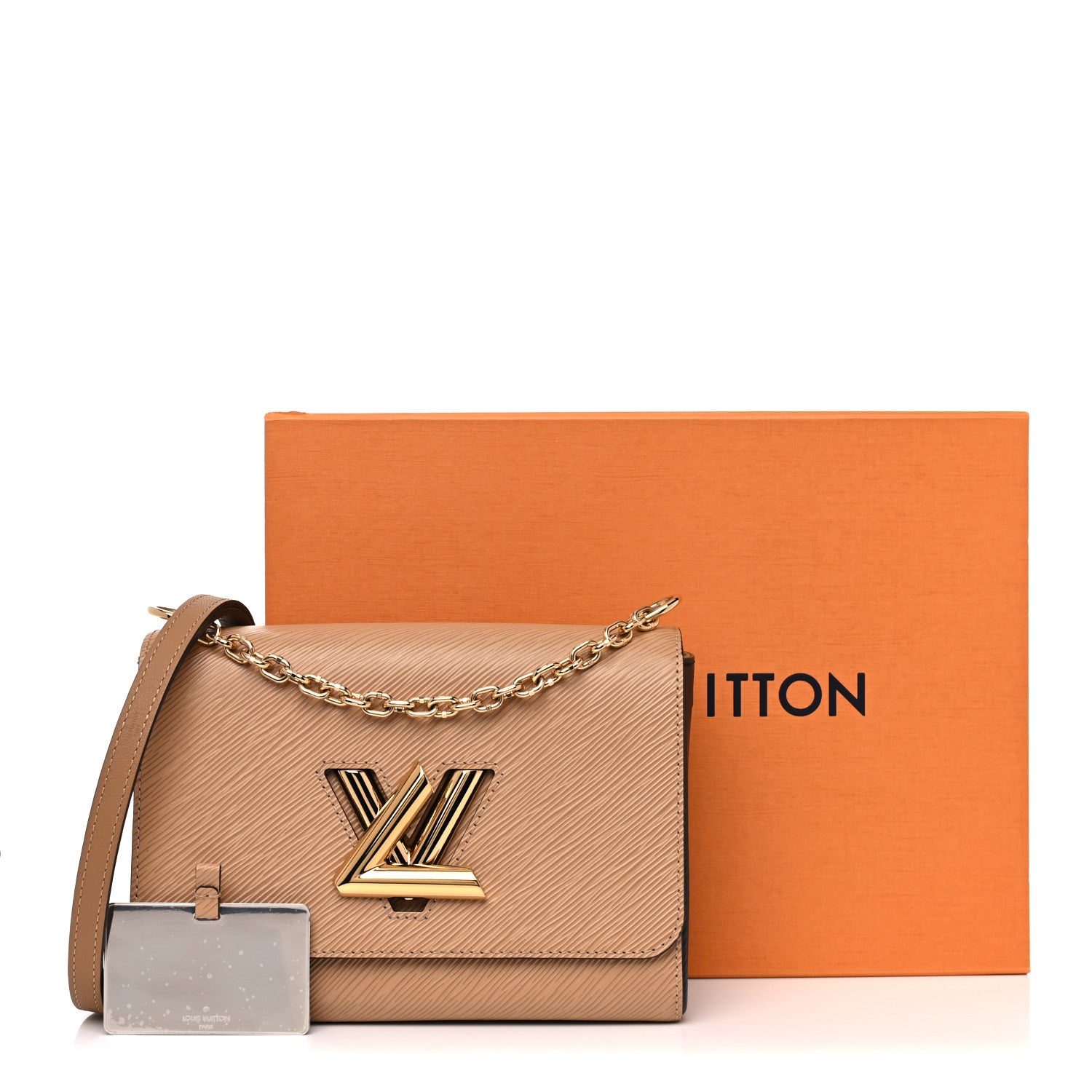 Louis Vuitton Epi Twist Shoulder Bag MM Camel 9 of 9