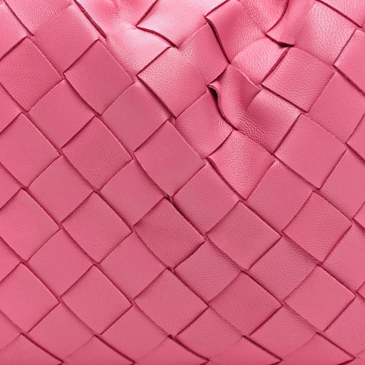 Nappa Maxi Intrecciato The Pouch Oversized Clutch Pink
