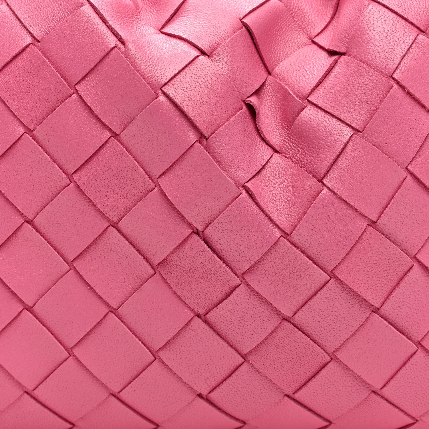 Bottega Veneta Nappa Maxi Intrecciato The Pouch Oversized Clutch Pink 7 of 9