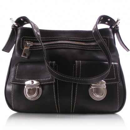 Marc Jacobs Leather Sophia Hobo Black 1 of 10
