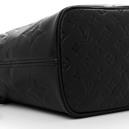 Louis Vuitton Empreinte Monogram Giant Neverfull MM Black 10 of 12