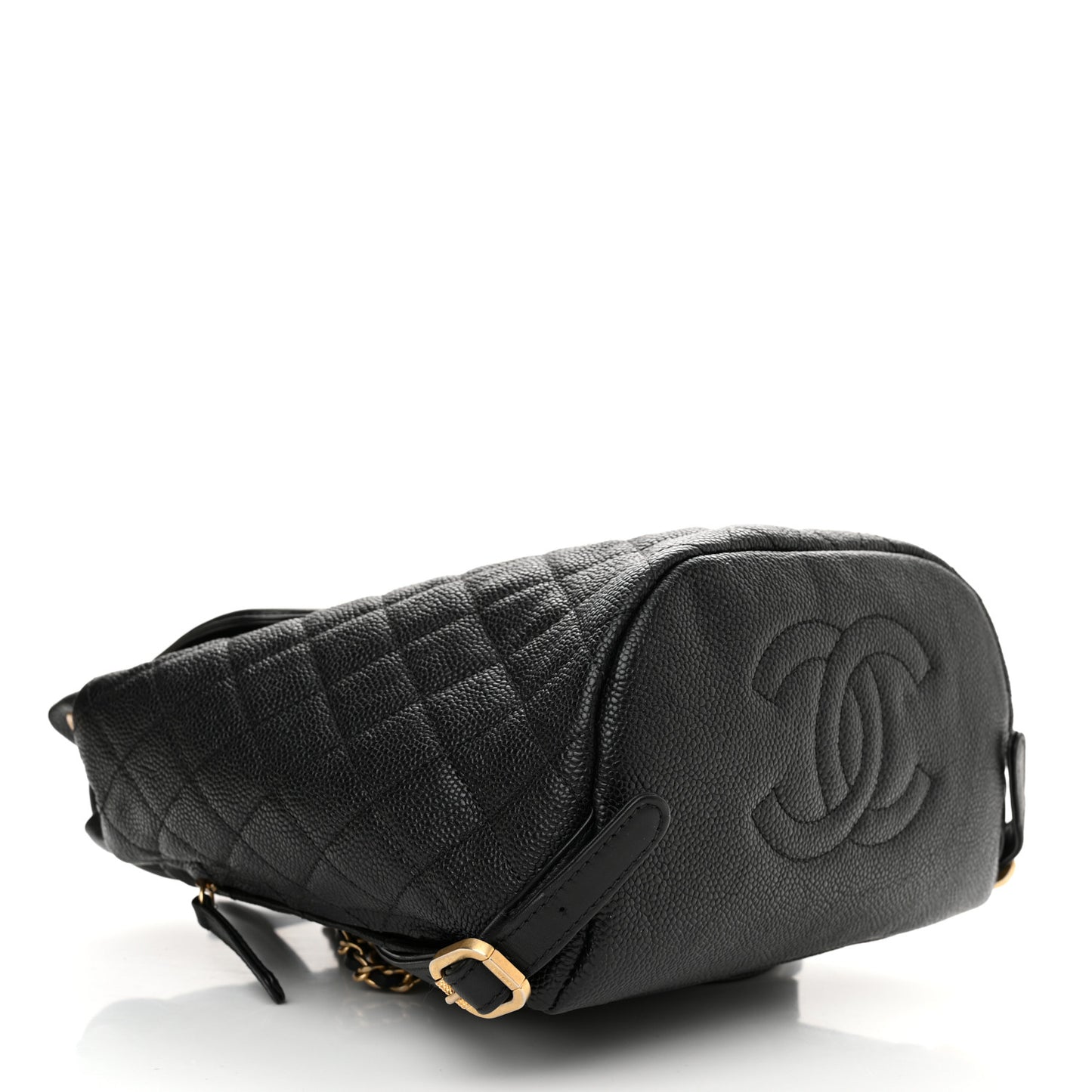Caviar Quilted Filigree Backpack Black