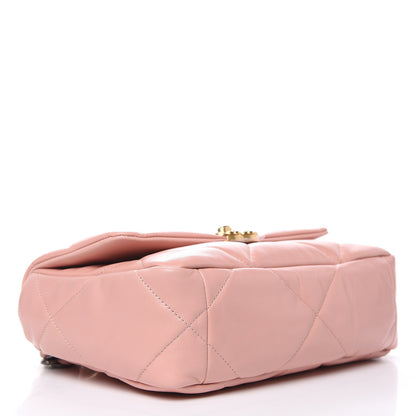 Chanel Goatskin Quilted Medium 19 Flap Light Pink 4 of 10