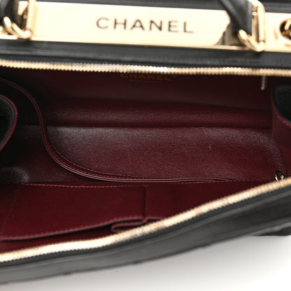 Chanel Lambskin Quilted Medium Trendy CC Bowling Bag Black 5 of 10