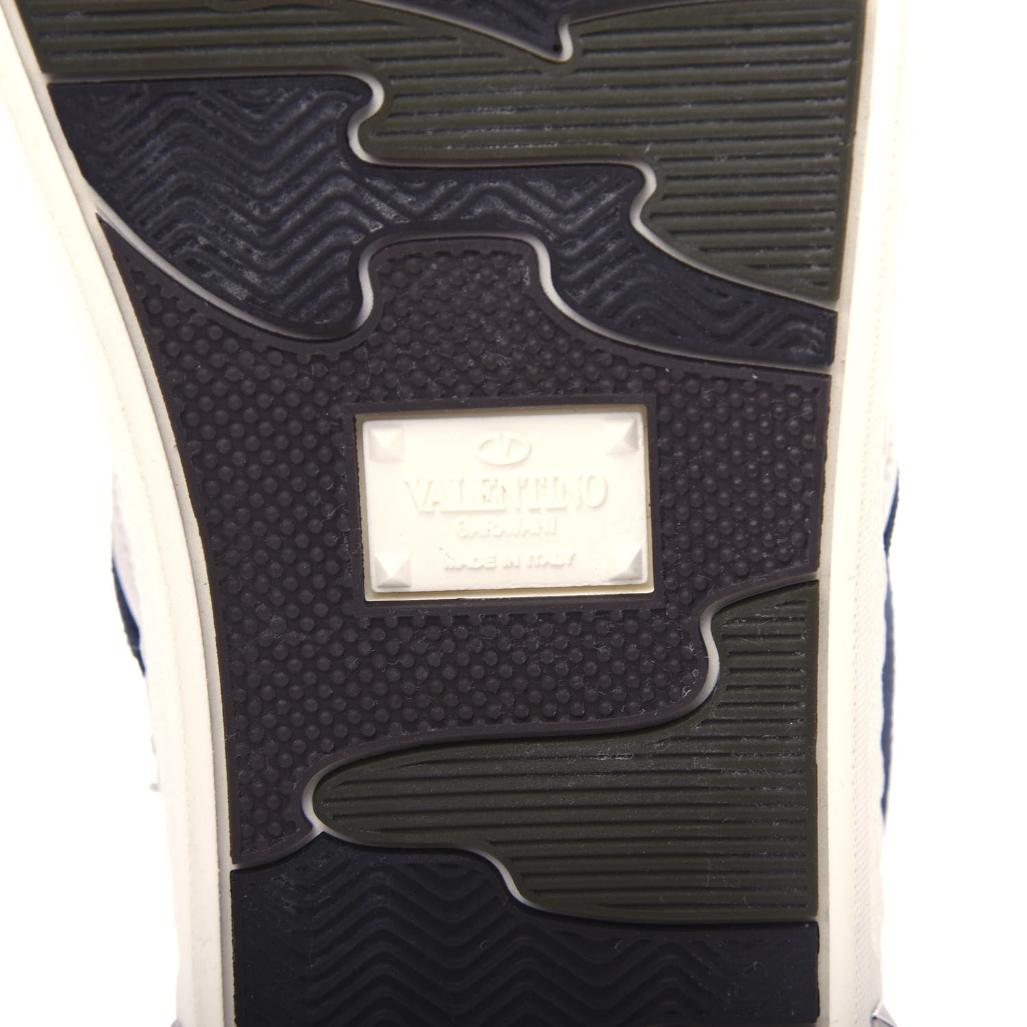 Valentino Garavani Suede Flycrew Sneakers 39.5 Marine White 9 of 10