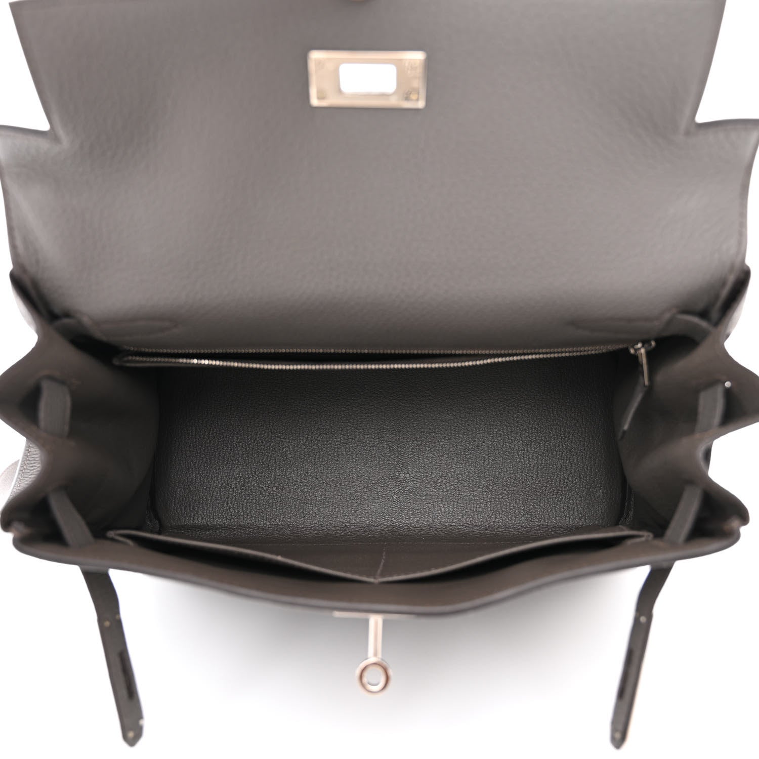 Hermes Togo Kelly Retourne 28 Etain 5 of 14