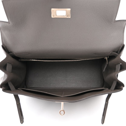 Hermes Togo Kelly Retourne 28 Etain 5 of 14
