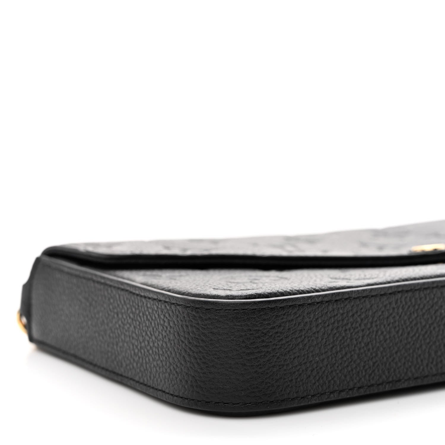 Louis Vuitton Empreinte Pochette Felicie Chain Wallet Black 9 of 12