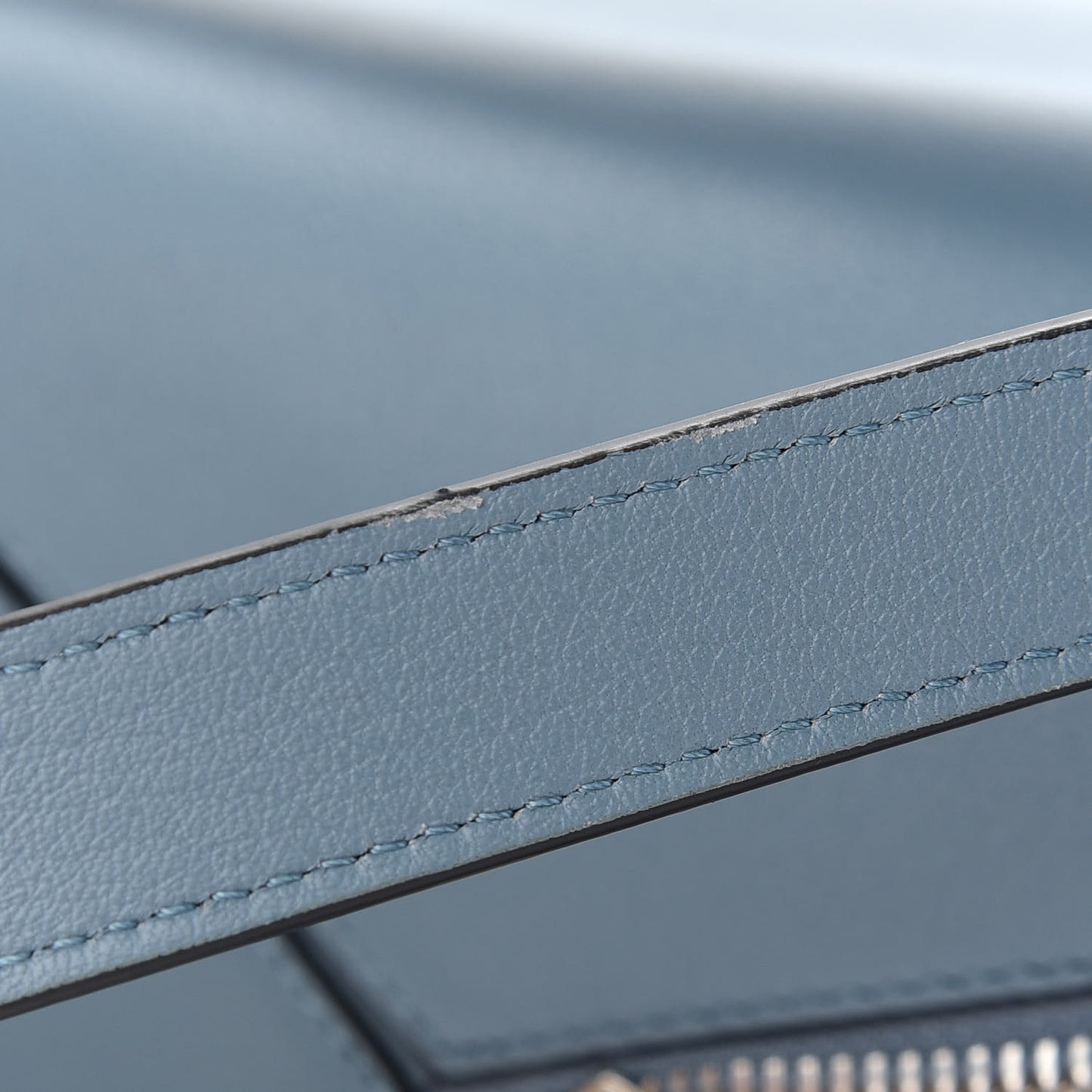 Calfskin Small Puzzle Bag Stone Blue