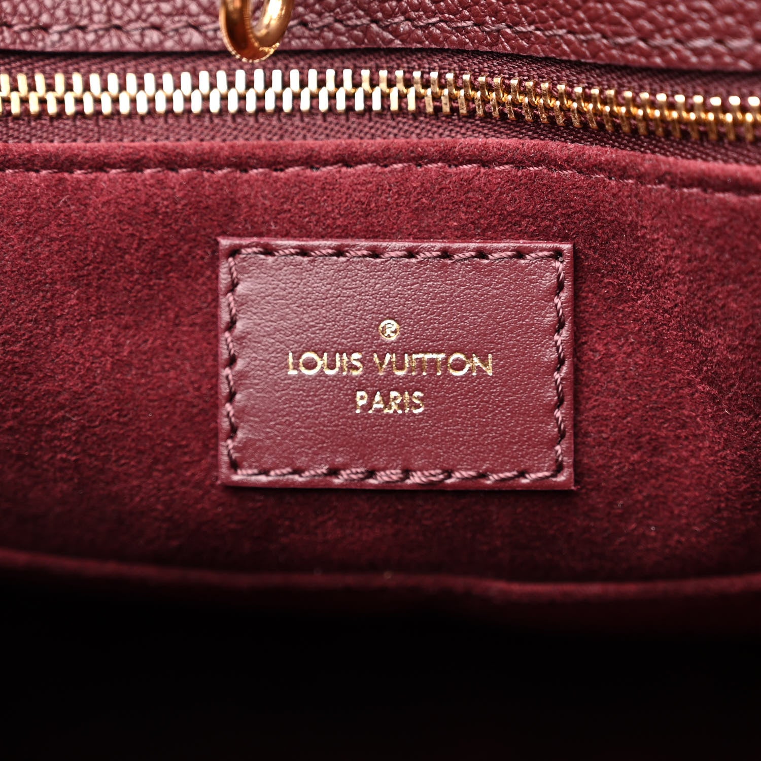 Louis Vuitton Empreinte Monogram Giant Onthego MM Wine 6 of 9