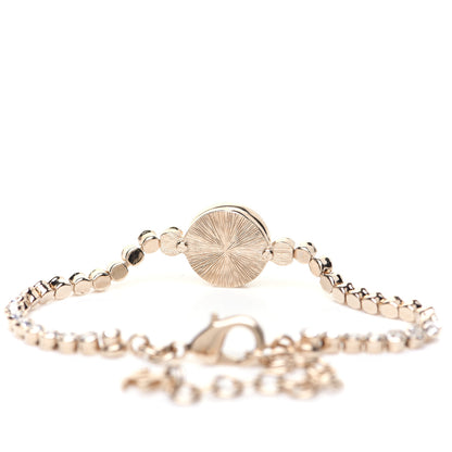 Chanel Crystal CC Chain Bracelet Gold 4 of 6