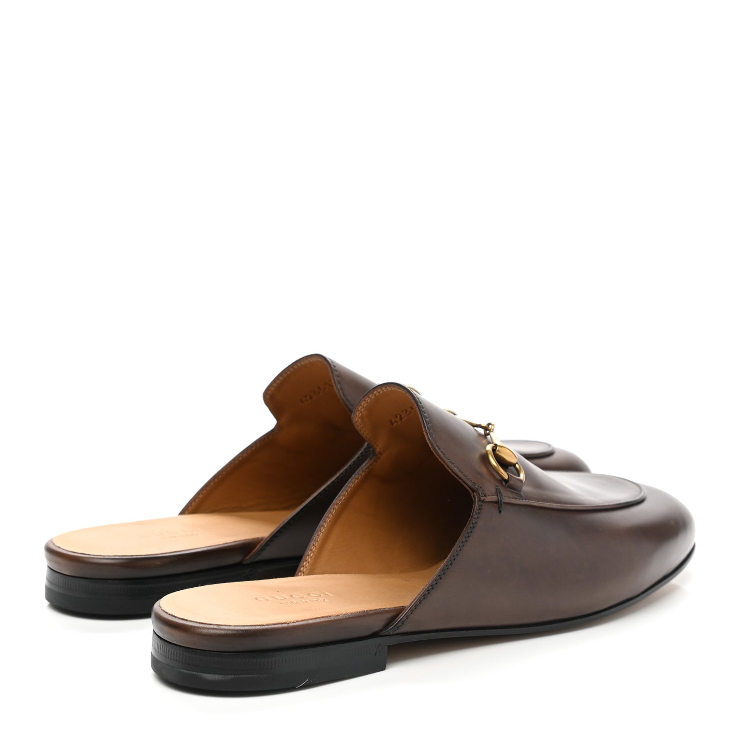 Calfskin Womens Princetown Slippers 39 Fondente Brown