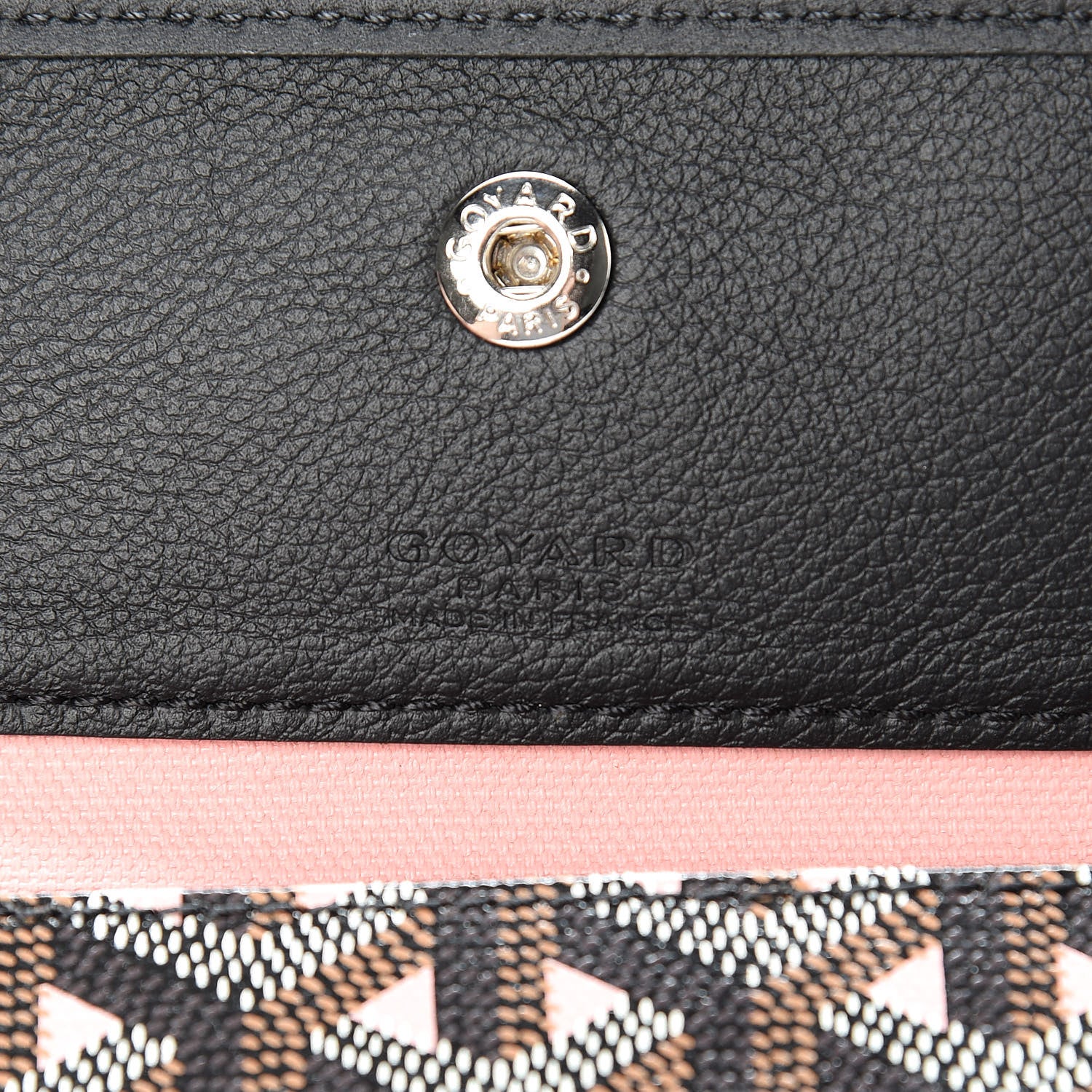 Goyard Goyardine Saint Louis Claire Voie PM Black Pink 7 of 11