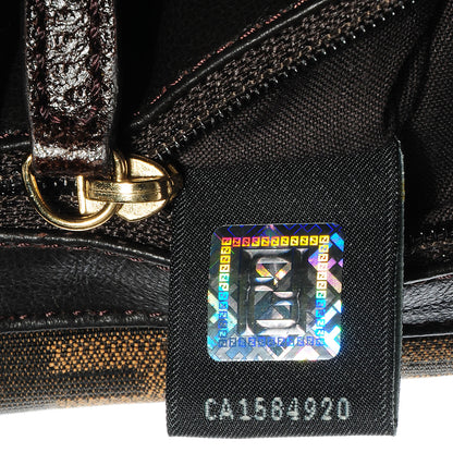 Fendi Zucca Vitello Classico No.1 Satchel Tobacco Moro 8 of 10