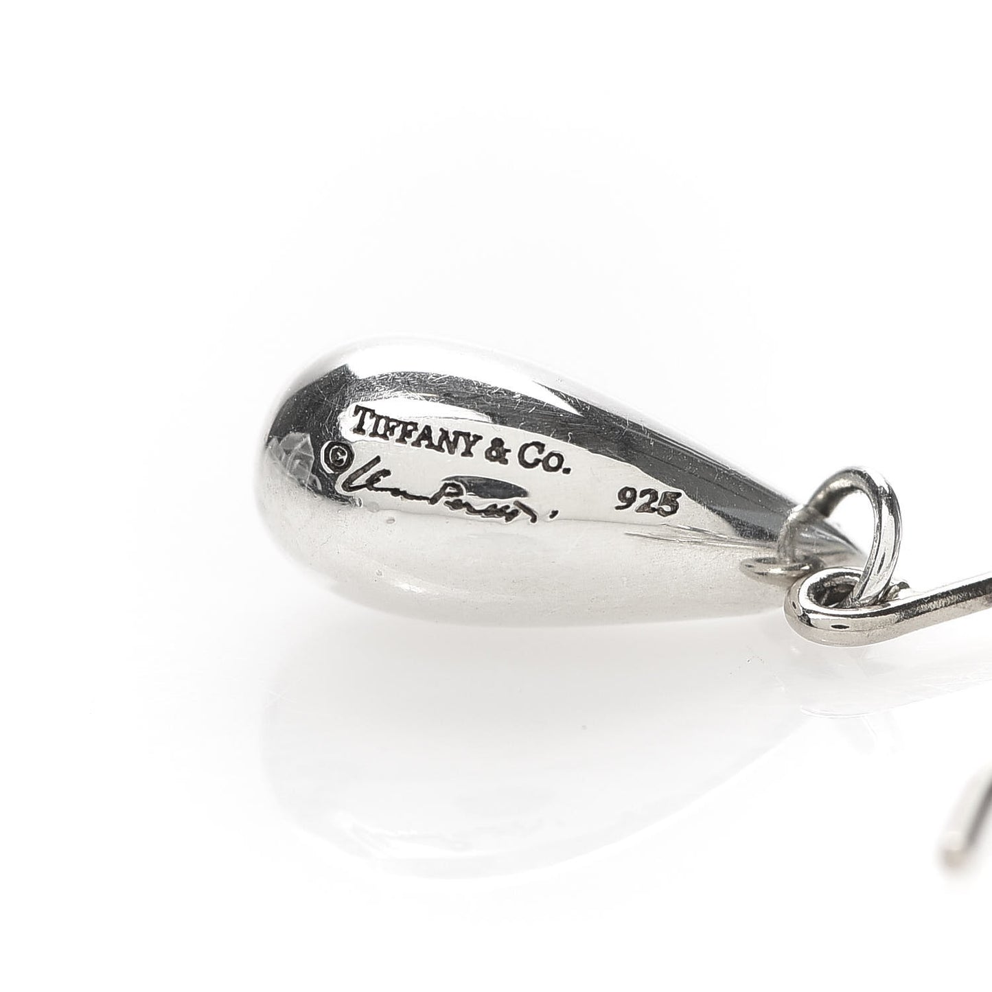 Sterling Silver Elsa Peretti Teardrop Earrings