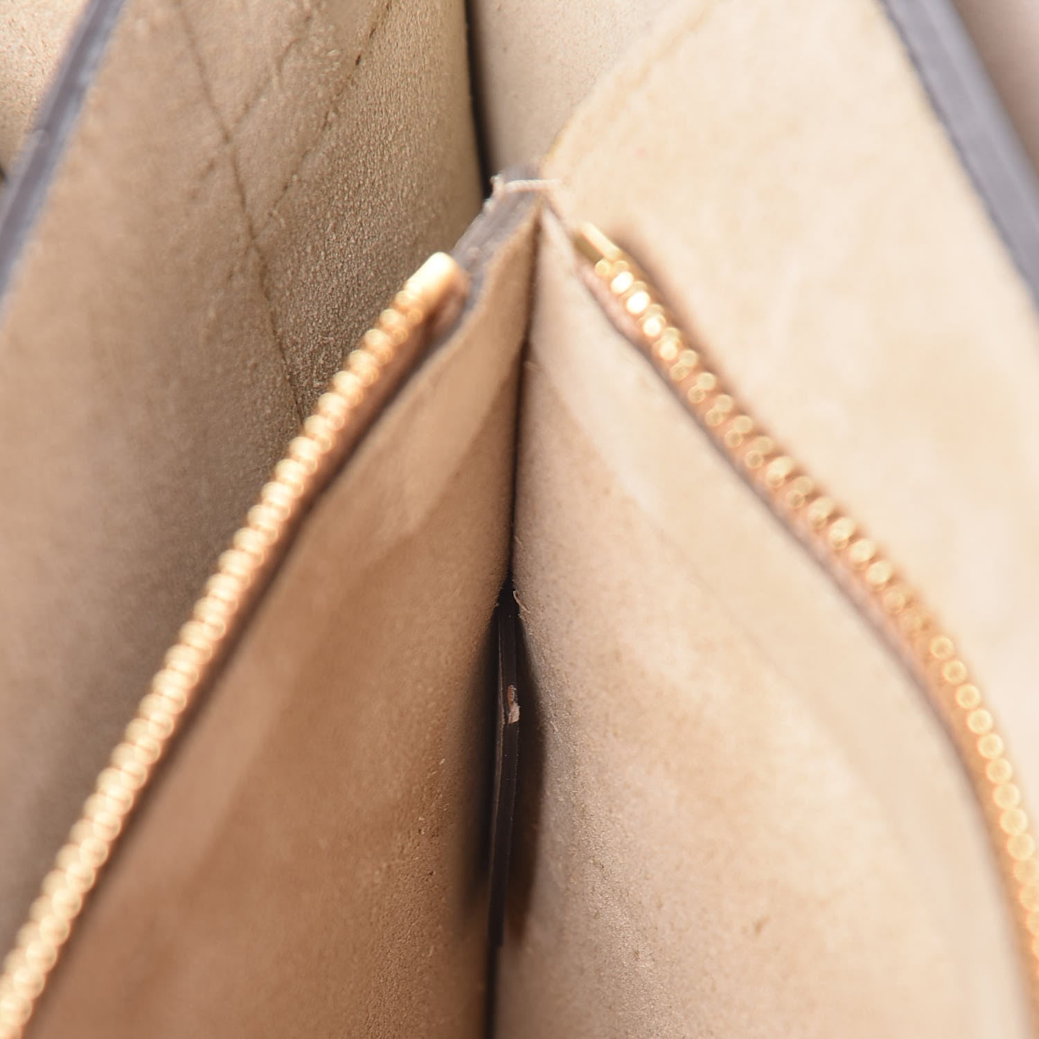 Chloe Calfskin Suede Medium Faye Shoulder Bag Motty Grey 8 of 11