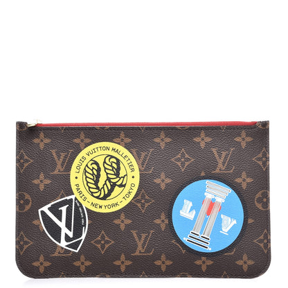 Louis Vuitton Monogram World Tour Neverfull MM GM Pochette 1 of 8
