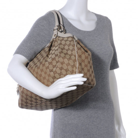 Gucci Monogram Medium Sukey Tote Off White 2 of 8