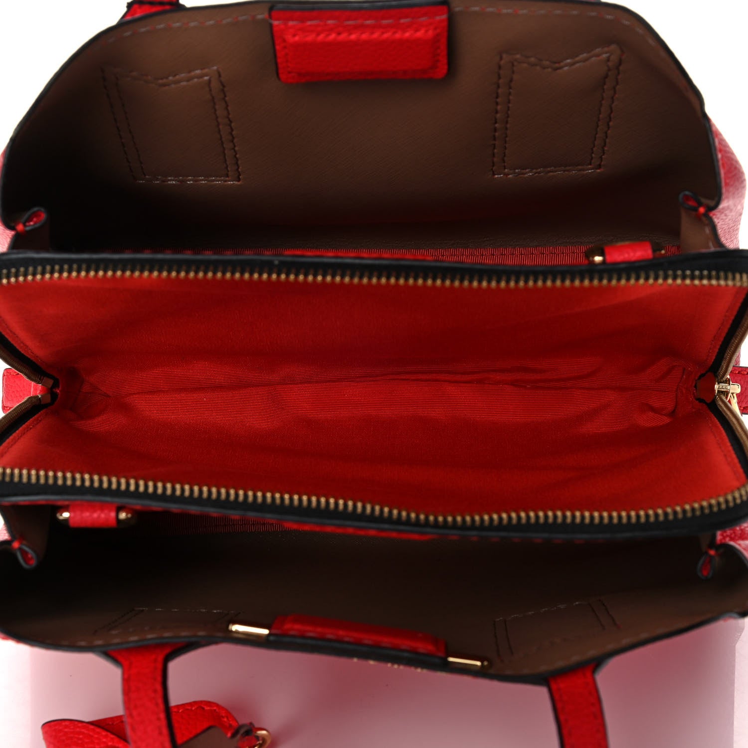 Marc Jacobs Pebbled Calfskin Gotham Bauletto Satchel Red 5 of 11