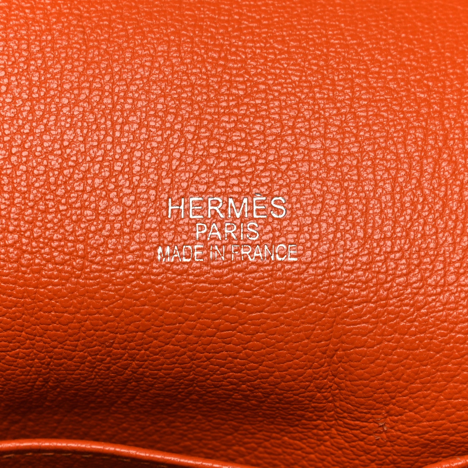 Hermes Taurillon Clemence Jypsiere 34 Orange 6 of 37