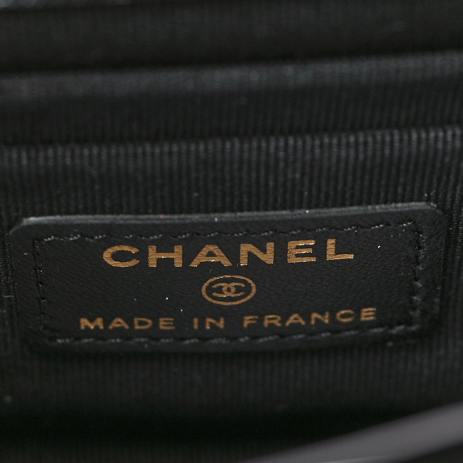 Chanel Lambskin Quilted Top Handle Flap Clutch With Chain Black 6 of 11