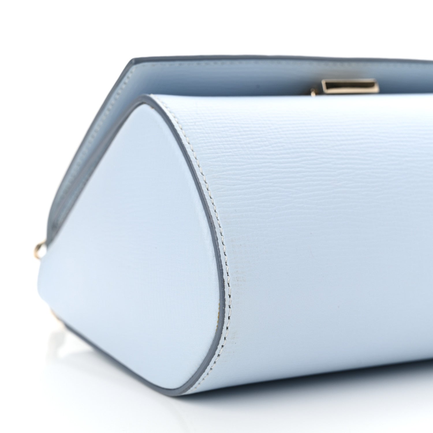 Givenchy Textured Calfskin Mini Pandora Box Chain Crossbody Bag Pale Blue 9 of 12