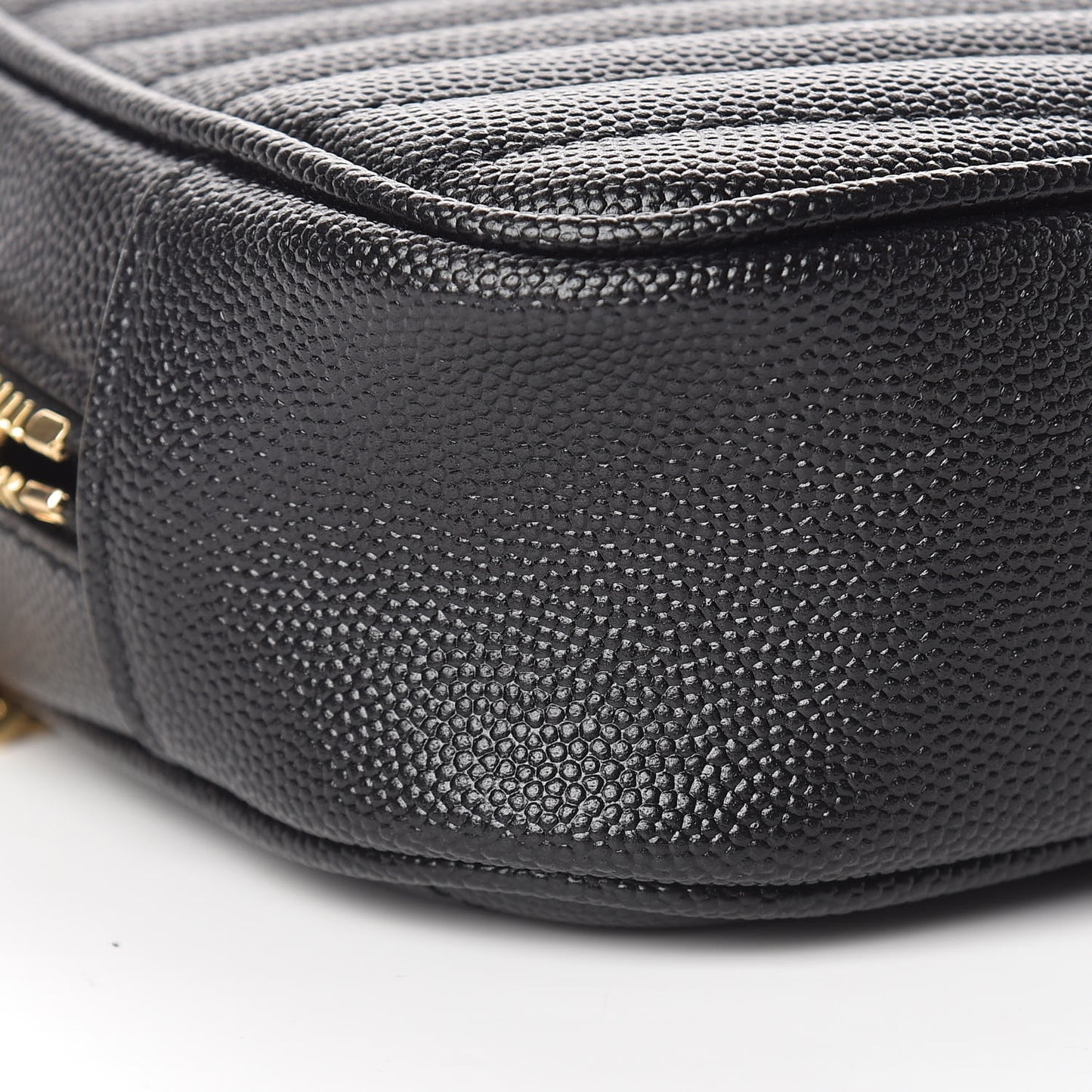 Grain De Poudre Matelasse Monogram Mini Lou Camera Bag Black