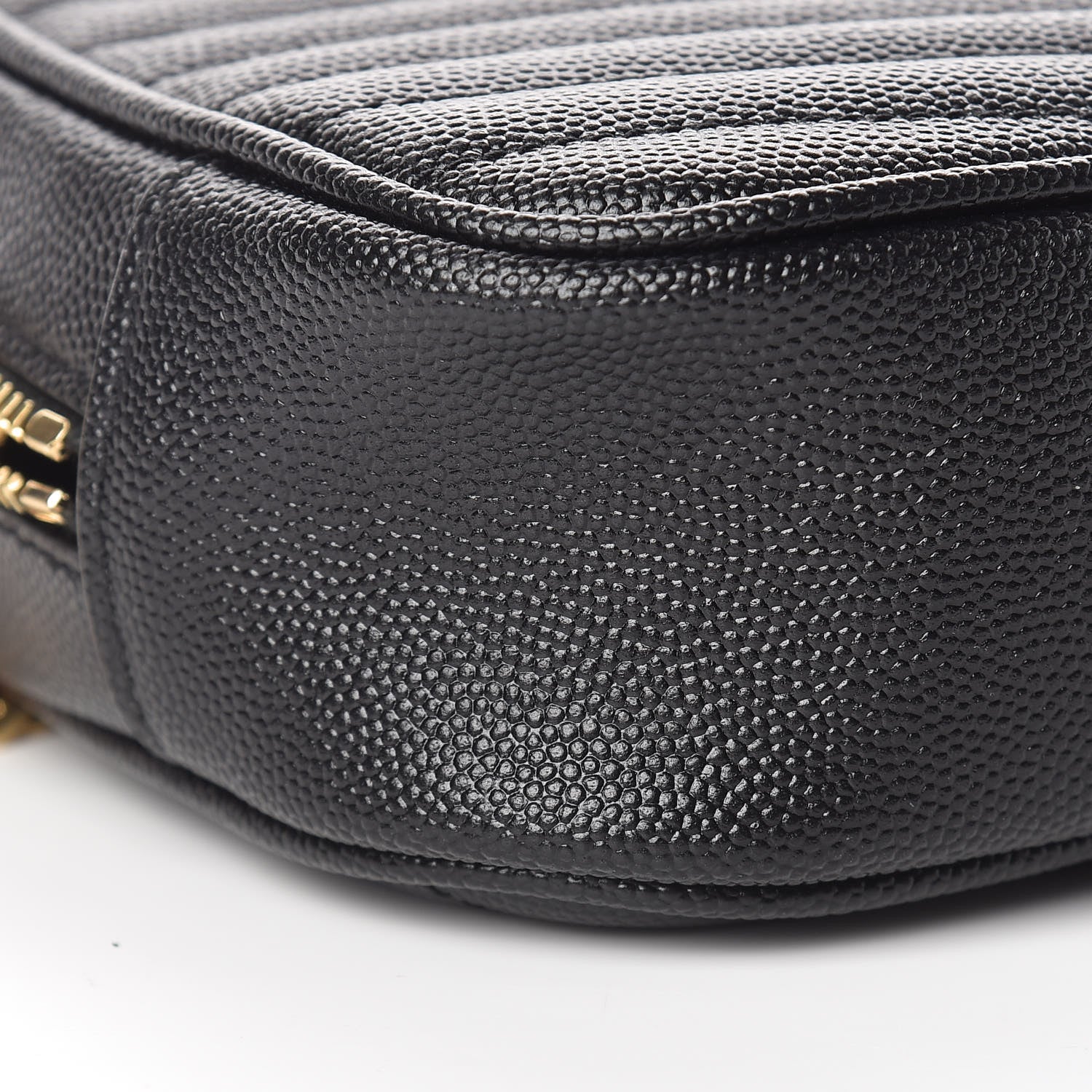 Saint Laurent Grain De Poudre Matelasse Monogram Mini Lou Camera Bag Black 8 of 10