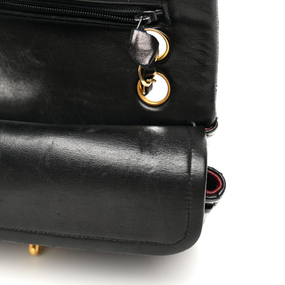 Chanel Lambskin Quilted Small Double Flap Black 11 of 14
