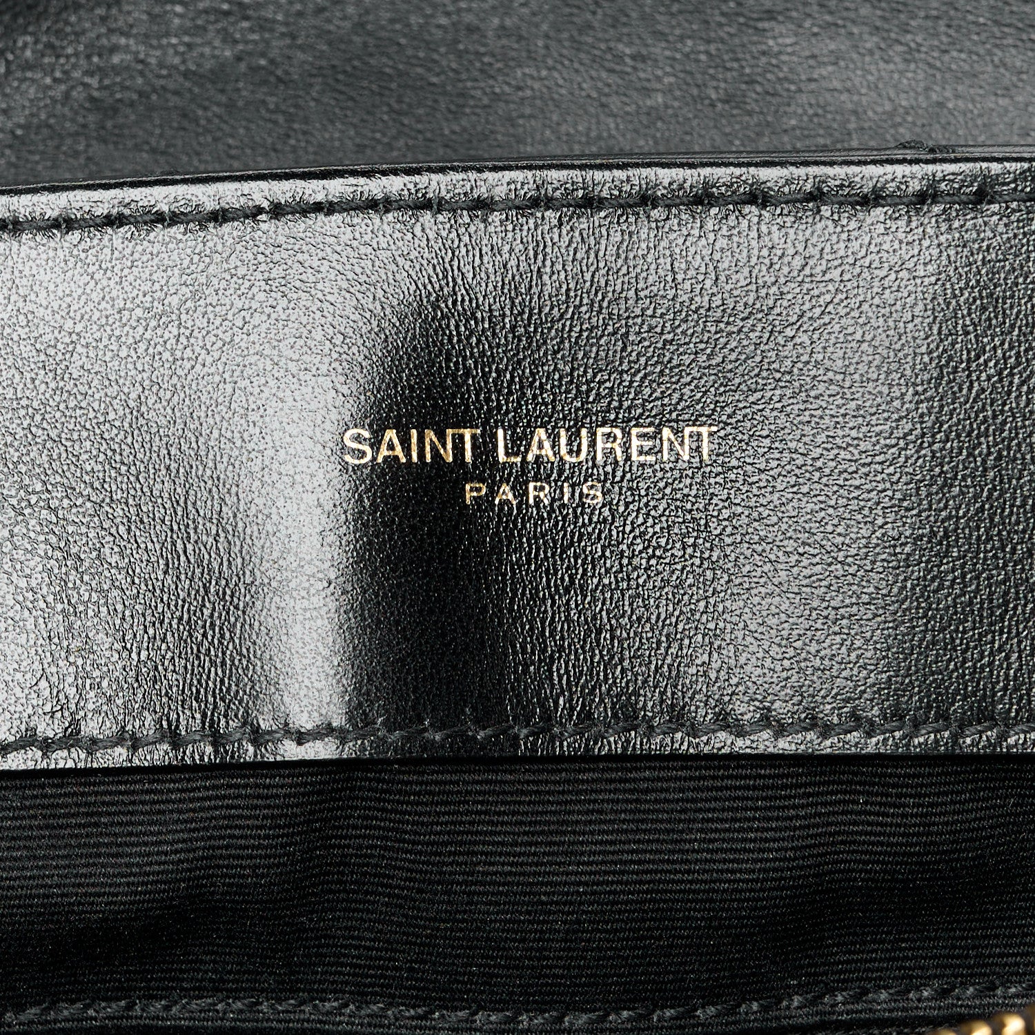 Saint Laurent Calfskin Y Quilted Monogram Medium Loulou Chain Satchel Black 6 of 13