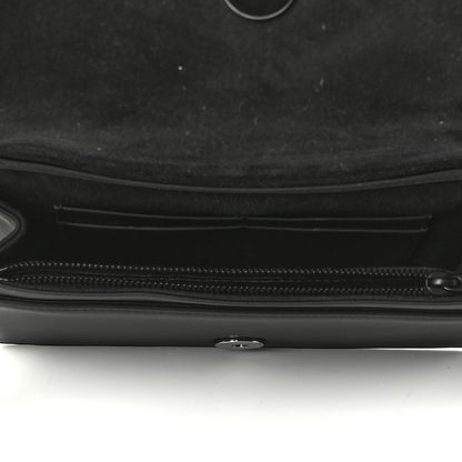 Christian Dior Ultra Matte Calfskin Diorama Wallet on Chain Pouch Black 4 of 5