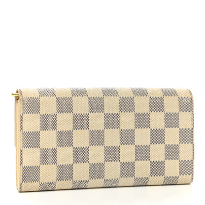 Louis Vuitton Damier Azur Sarah Wallet 3 of 11